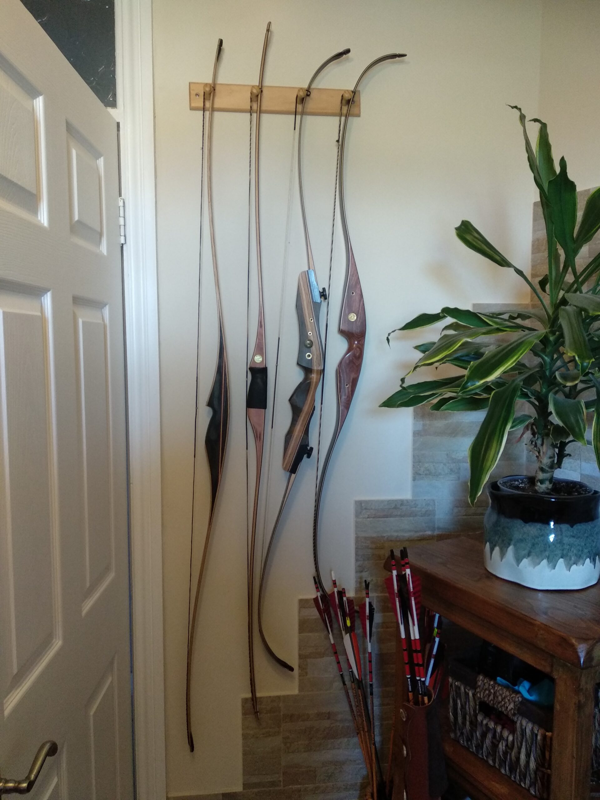 Archery Equipment - bows on the walls | Old Bald Man