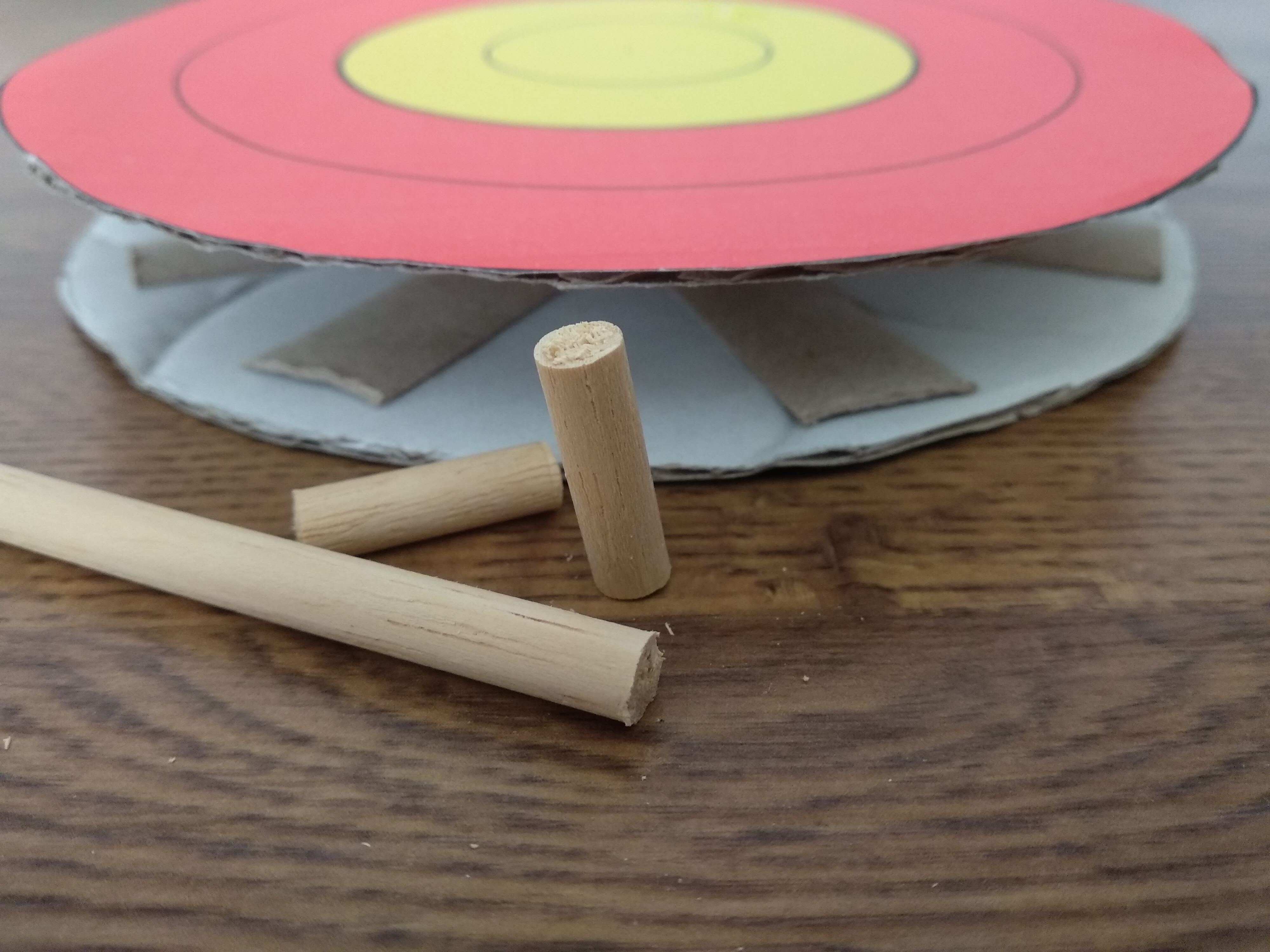 Bouncing Toilet Paper Roll Insert Archery Target | Old Bald Man