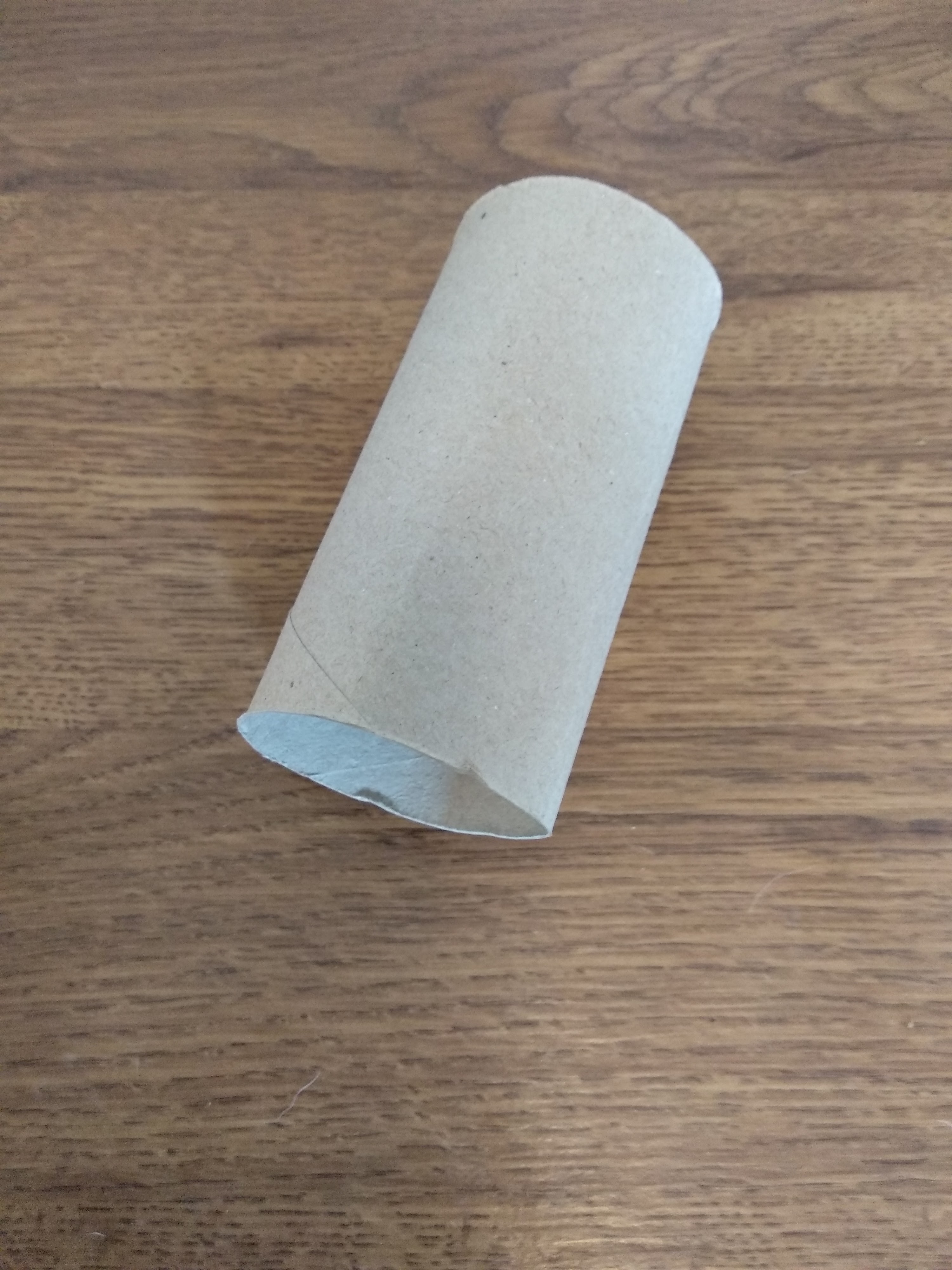 Simple archery face from toilet paper roll insert